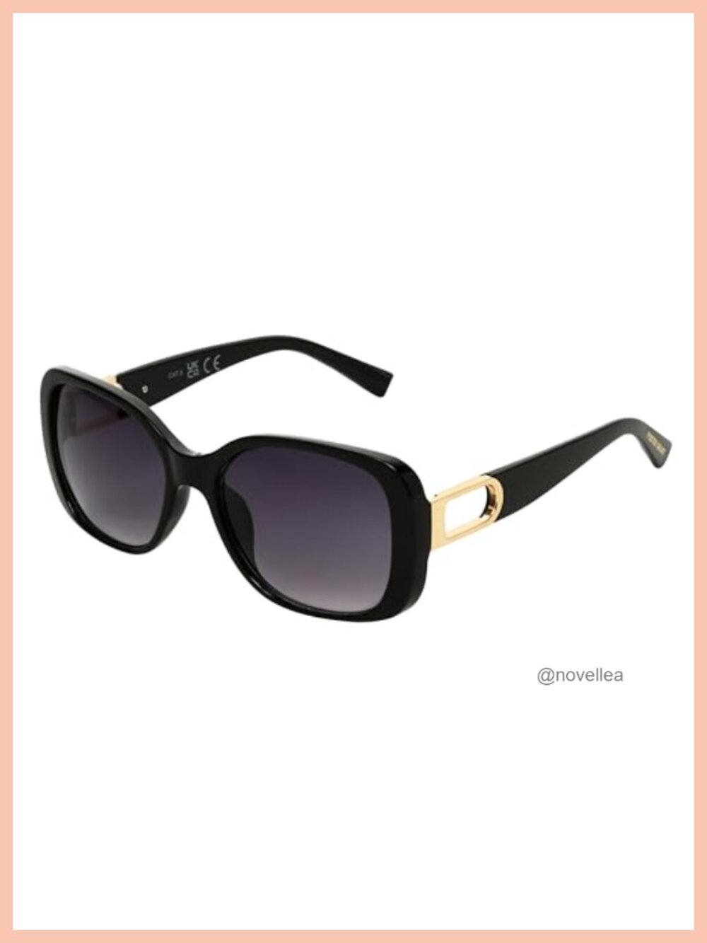 Square Frame Sunglasses with UVA UVB Protection & Scratch-Resistant Lenses